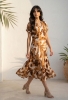 Picture of Cocoa Wind Boho Ruffle Dress