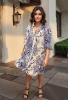 Picture of Coastal Indigo Breeze Dress